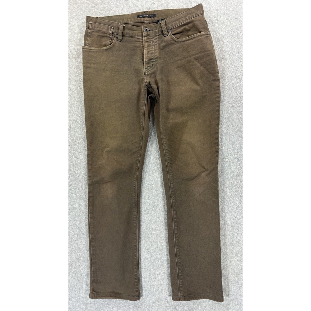 John Varvatos USA Bowery 5 Pocket Jeans‎ (Men's 31x30) Brown